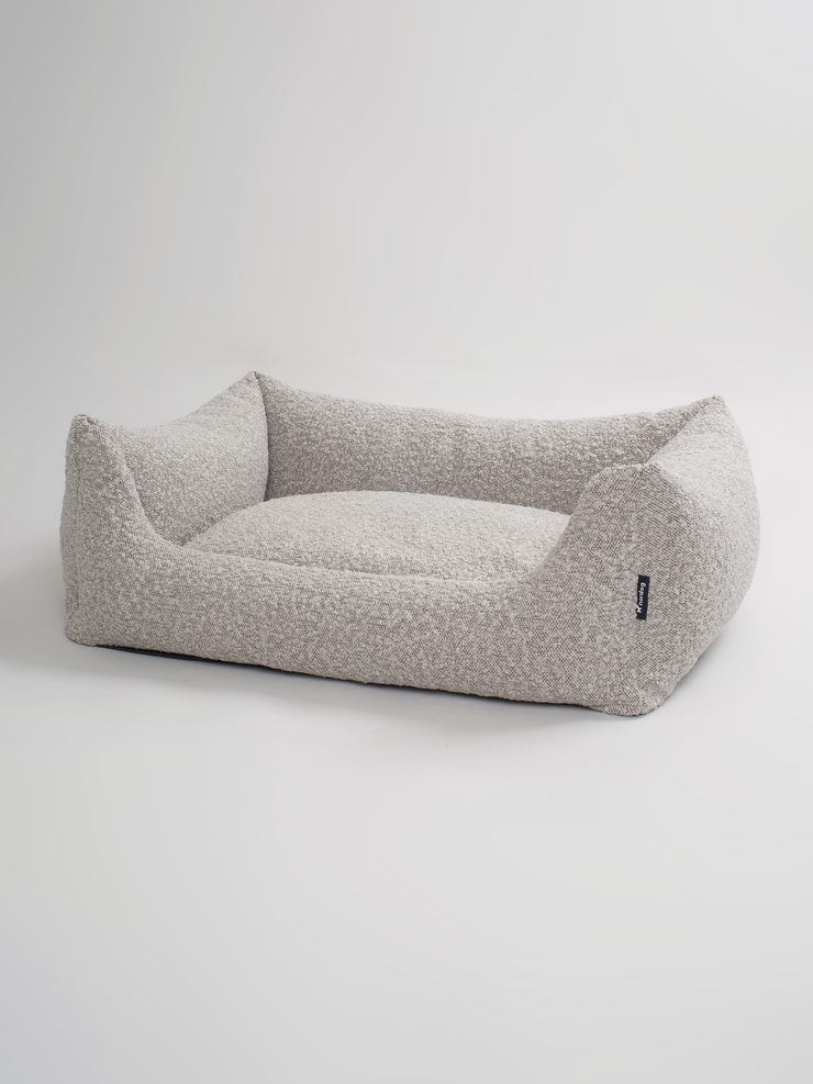 BILLY Bouclé Dog Bed Taupe