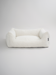 BILLY Bouclé Dog Bed Natural