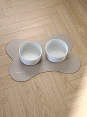 Placemat for dog bowls (cappuccino)