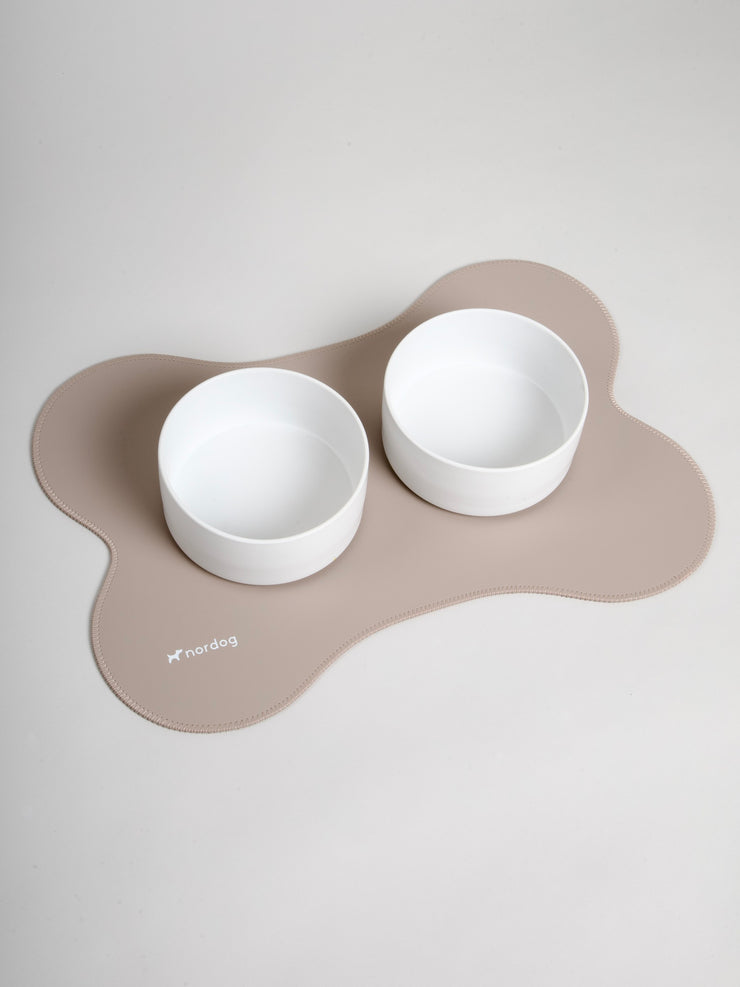 Placemat for dog bowls (cappuccino)